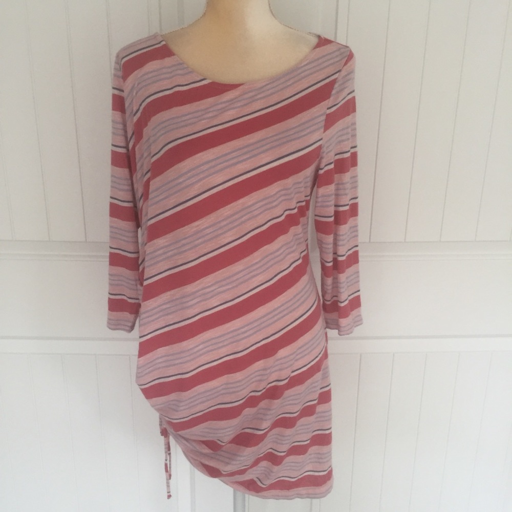 Jessica Simpson Maternity striped tunic top XL